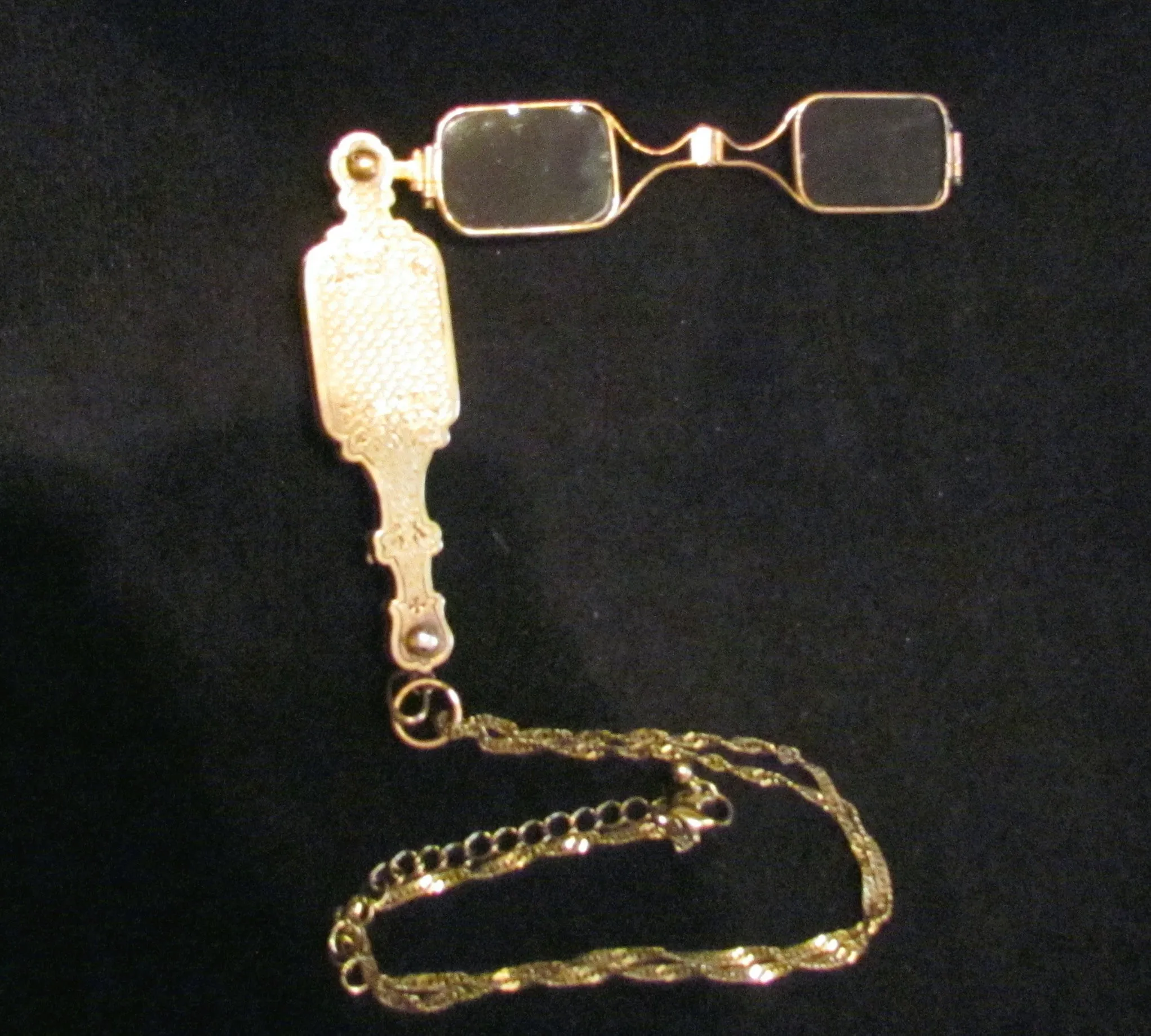 1800s Lorgnette Eyeglasses Victorian Reading Glasses Antique Opera Glasses