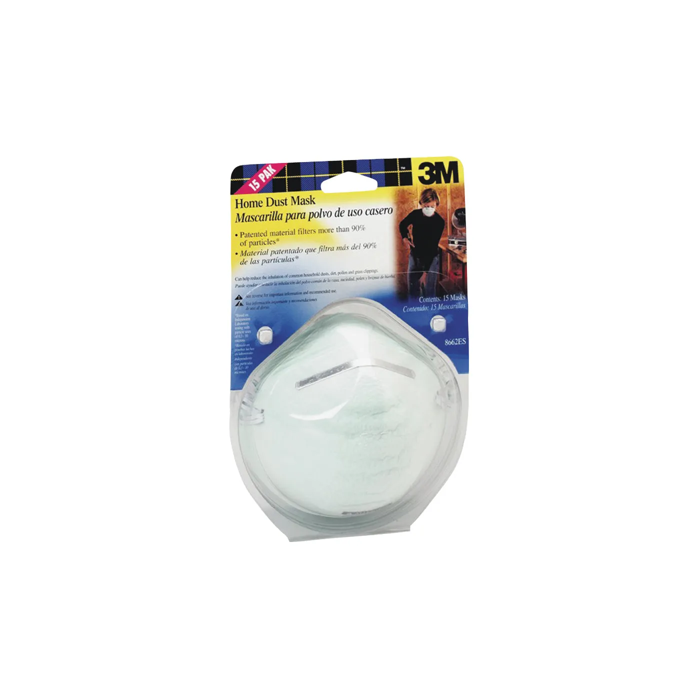 3M Tekk Protection 8661PC1-15A Disposable Dust Mask