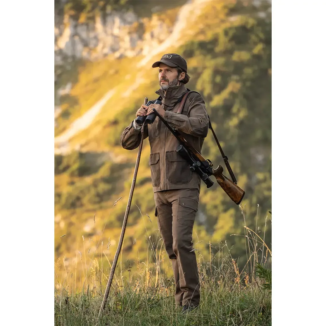 Argali BJW Cap - Dark Brown by Blaser