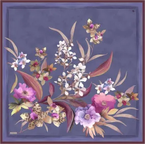 Armine Serene Floral Silk Scarf #54