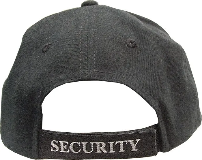 Black - Public Safety SECURITY Deluxe Adjustable Cap