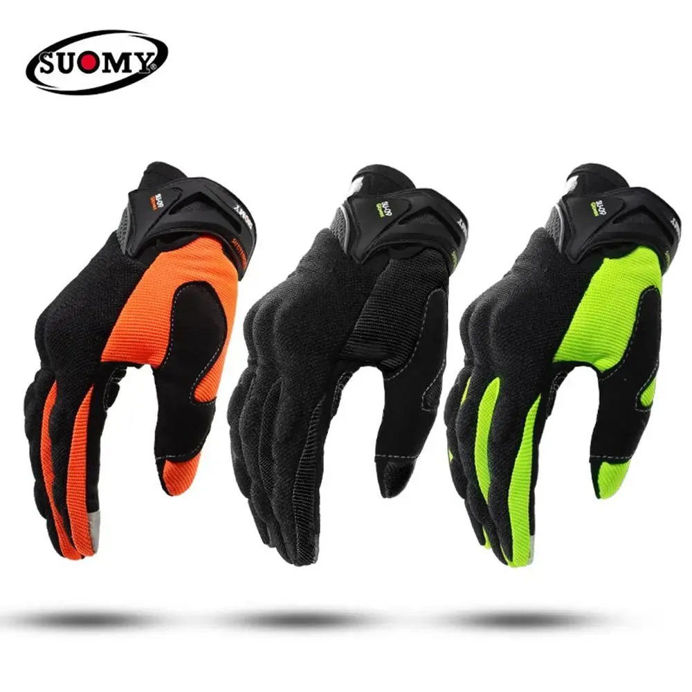 Cycling Gloves Racing Breathable Full Finger Protective Touch Screen Guantes Racing Moto Motocross Outdoor Sports Gloves