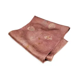 Deep Mauve Charmeuse Silk Scarf