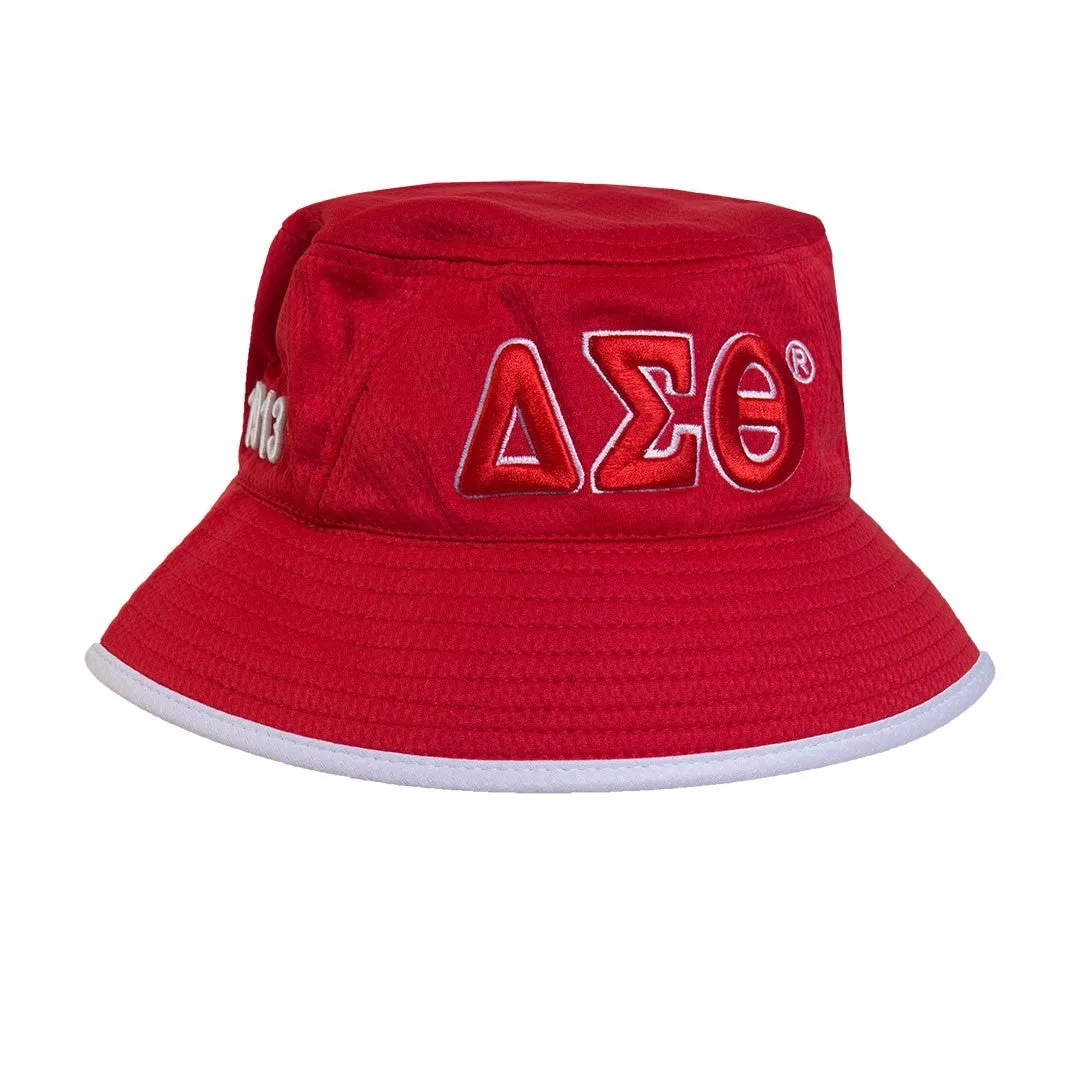 Delta Sigma Theta Greek Letter Floppy Bucket Hat