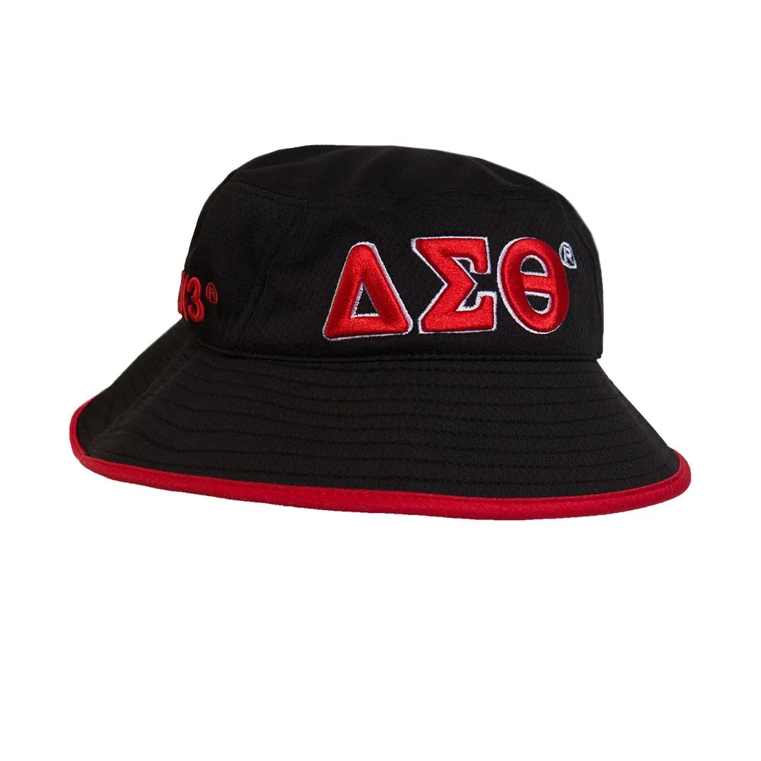 Delta Sigma Theta Greek Letter Floppy Bucket Hat