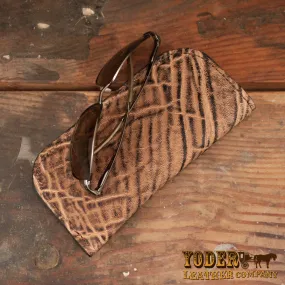 Elephant Rustic Glasses Case