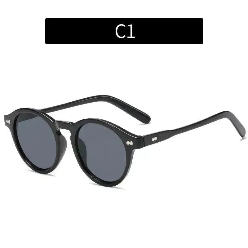 Fashion Vintage Round Frame Sunglasses