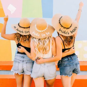 Floppy Bachelorette Party Sun Hats