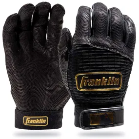 Franklin Pro Classic Adult Batting Gloves - Black & Gold