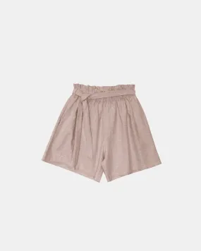 Gathered Woven Short