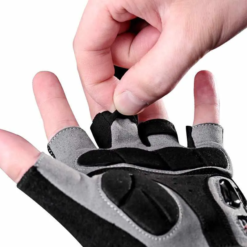 Gel Half Finger Cycling Gloves - Shockproof Breathable