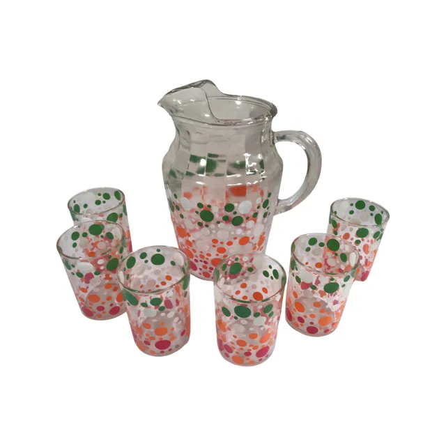 Hazel Atlas Carnival Vintage 7 Piece Set