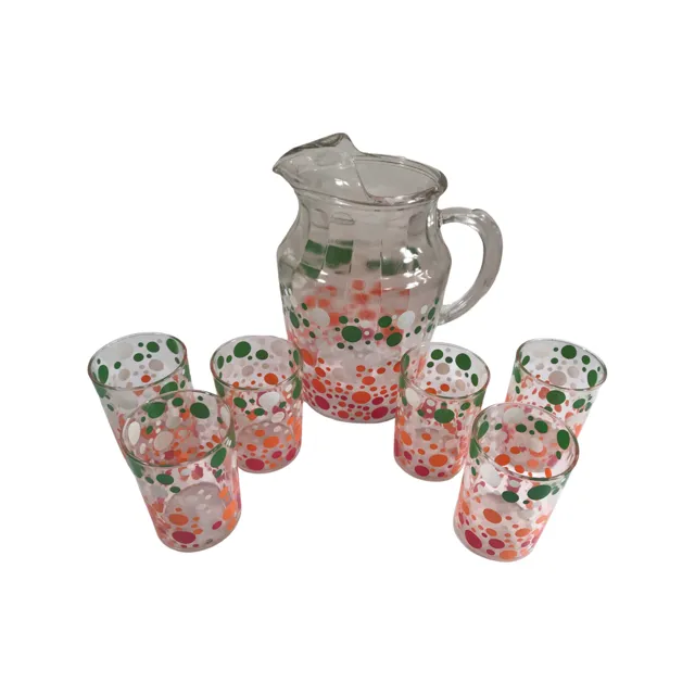 Hazel Atlas Carnival Vintage 7 Piece Set