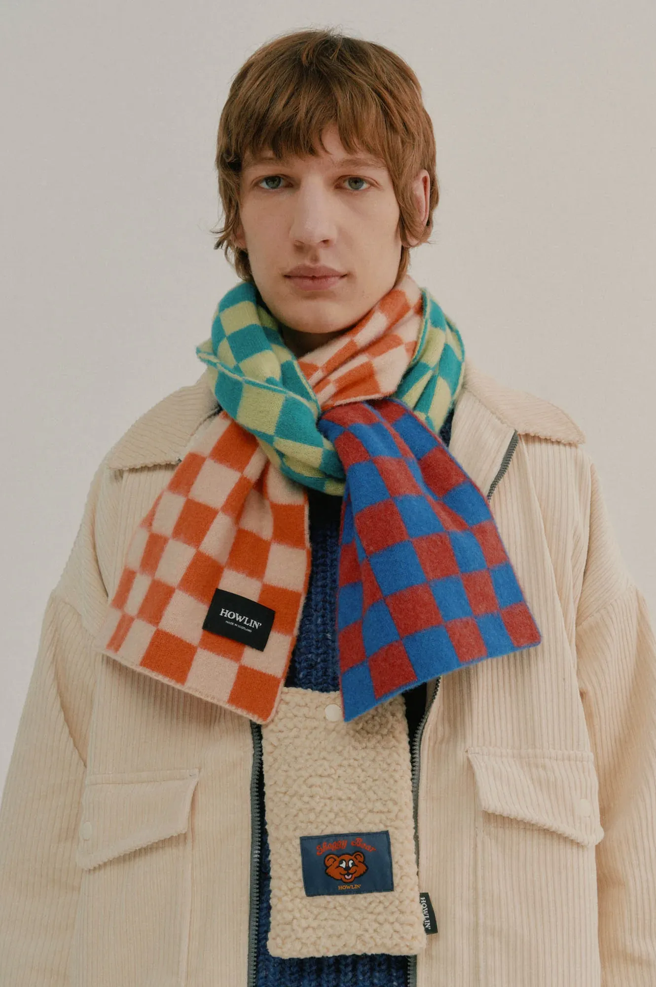 Howlin Cosmic Checkerboard Sky Dream Scarf