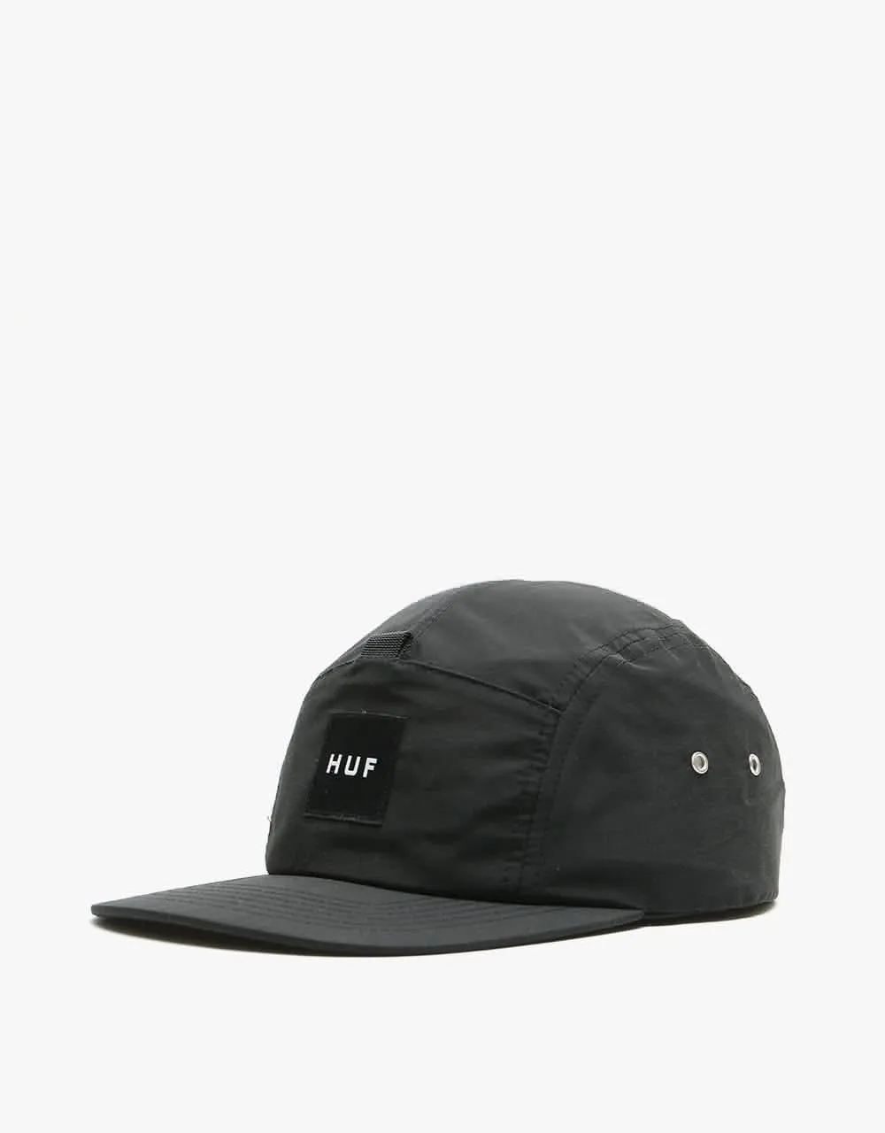 HUF Nylon Stash Pocket Volley 5 Panel Cap - Black