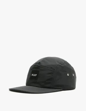 HUF Nylon Stash Pocket Volley 5 Panel Cap - Black