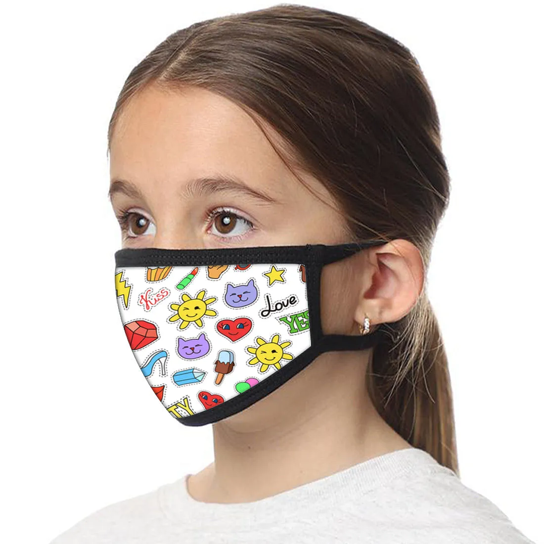 Kids Facemask - Set Of 2 -  Cool icons