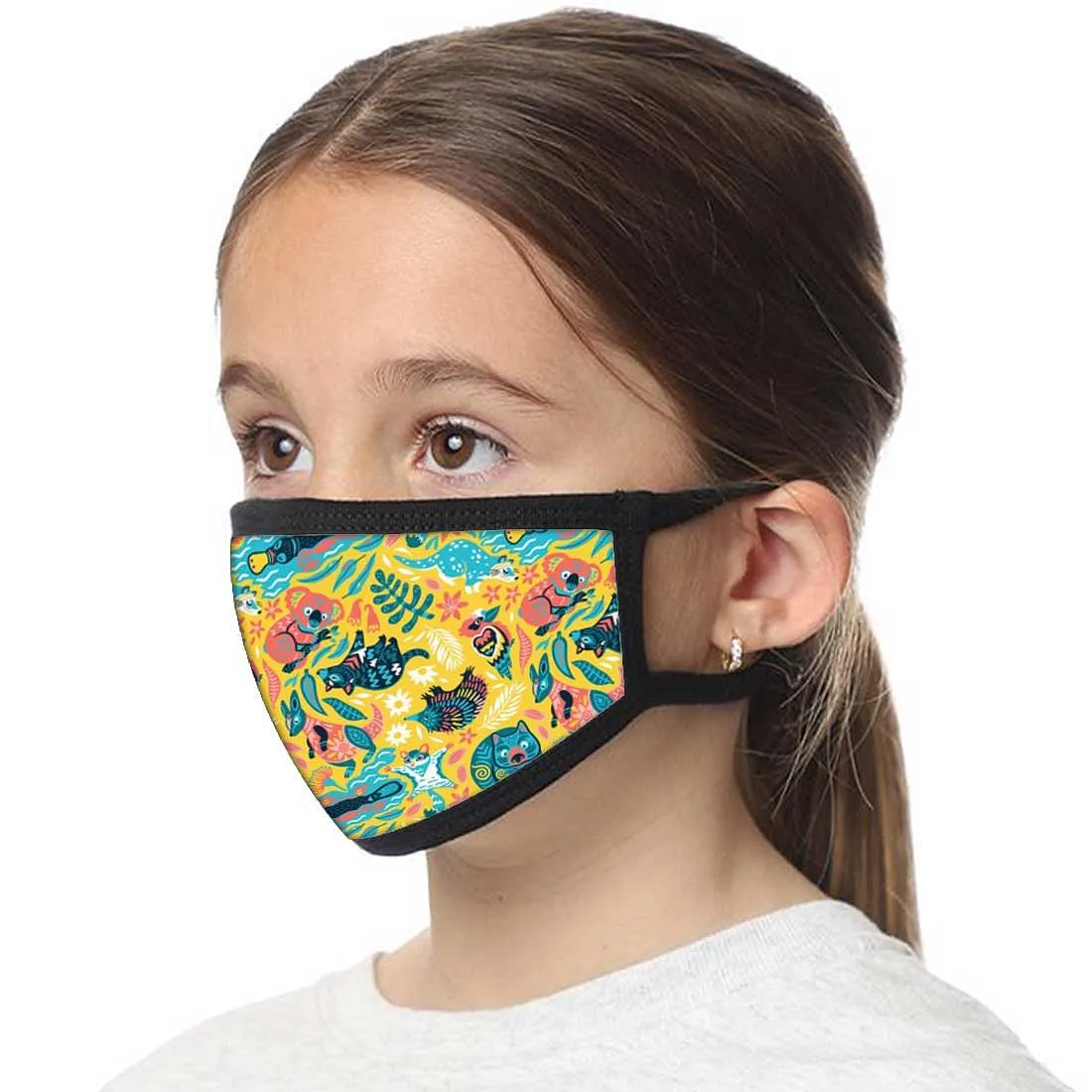 Kids Facemask - Set Of 2 -  Tasmanian Jungle