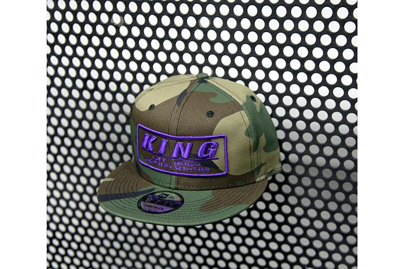 King Shocks 9FIFTY CAMO PURPLE Snapback Cap