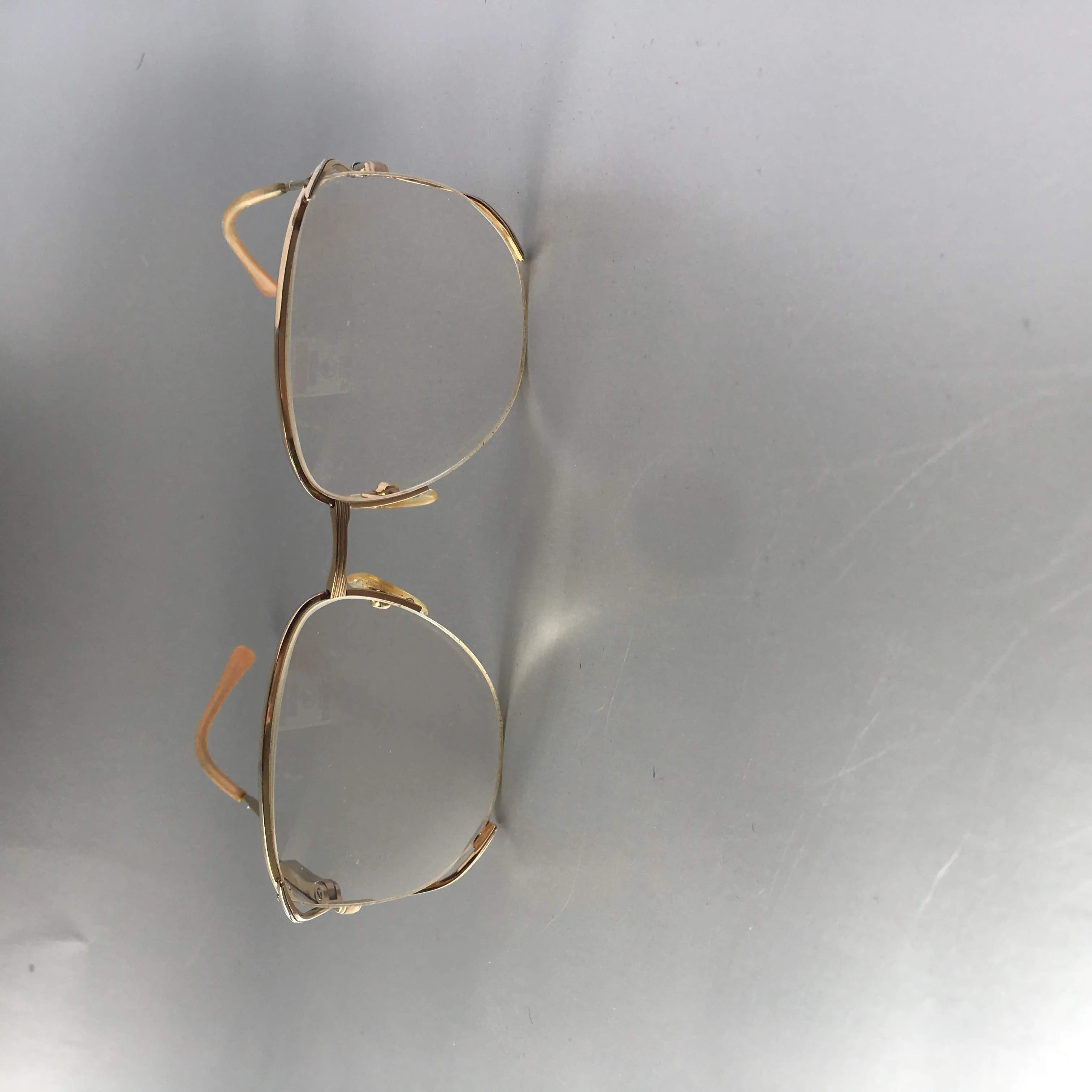 L'Amy Gold Designer Glasses Vintage Accessory