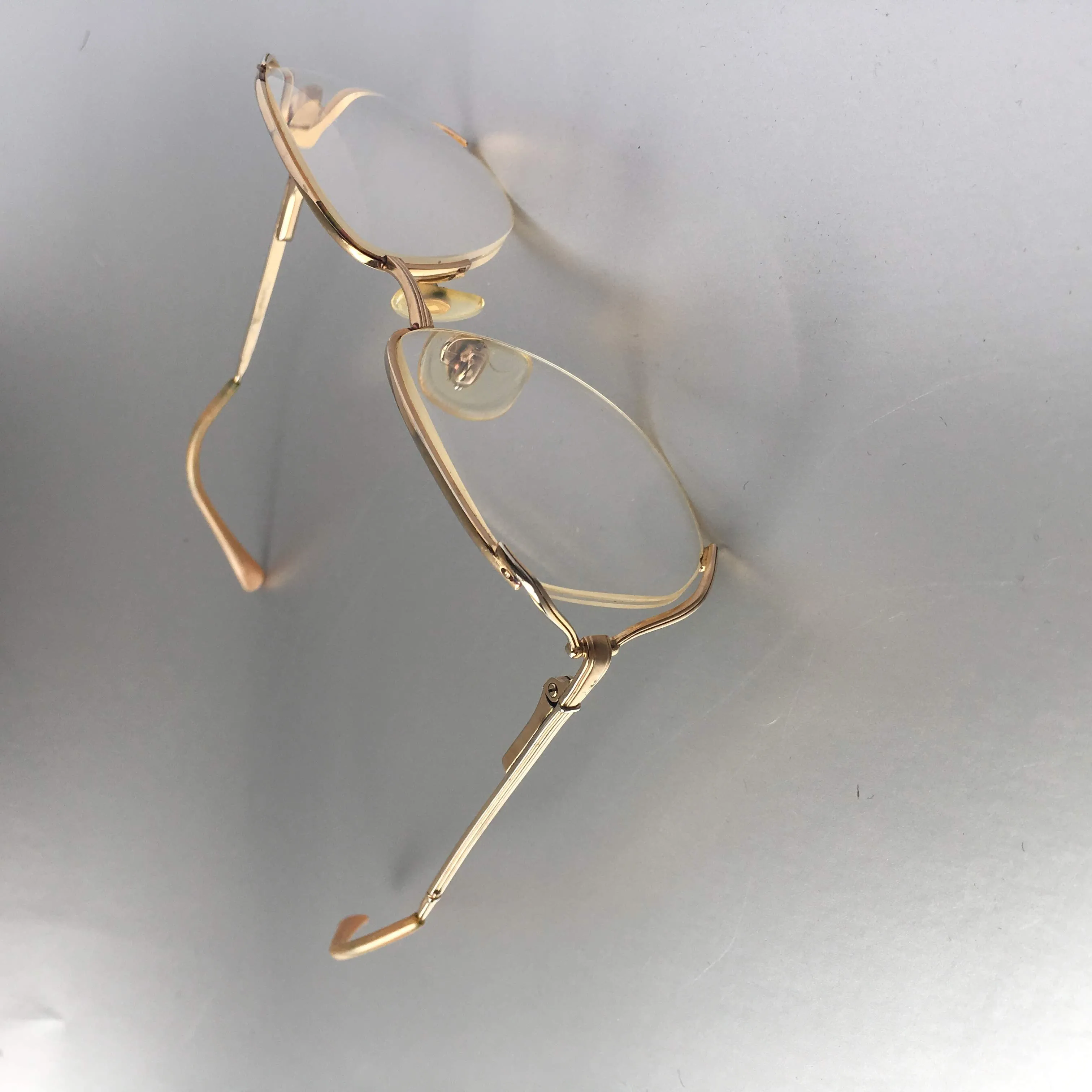 L'Amy Gold Designer Glasses Vintage Accessory