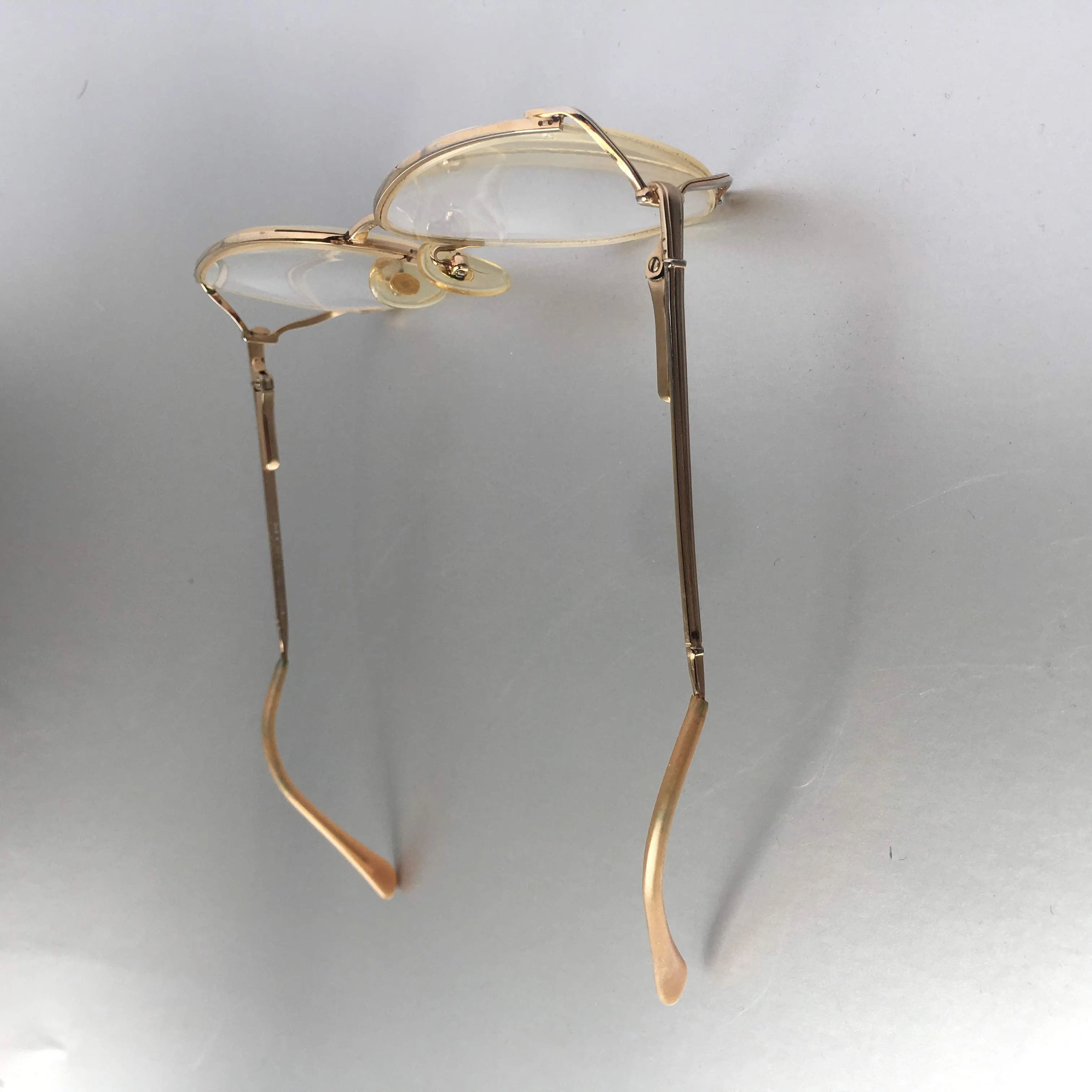 L'Amy Gold Designer Glasses Vintage Accessory