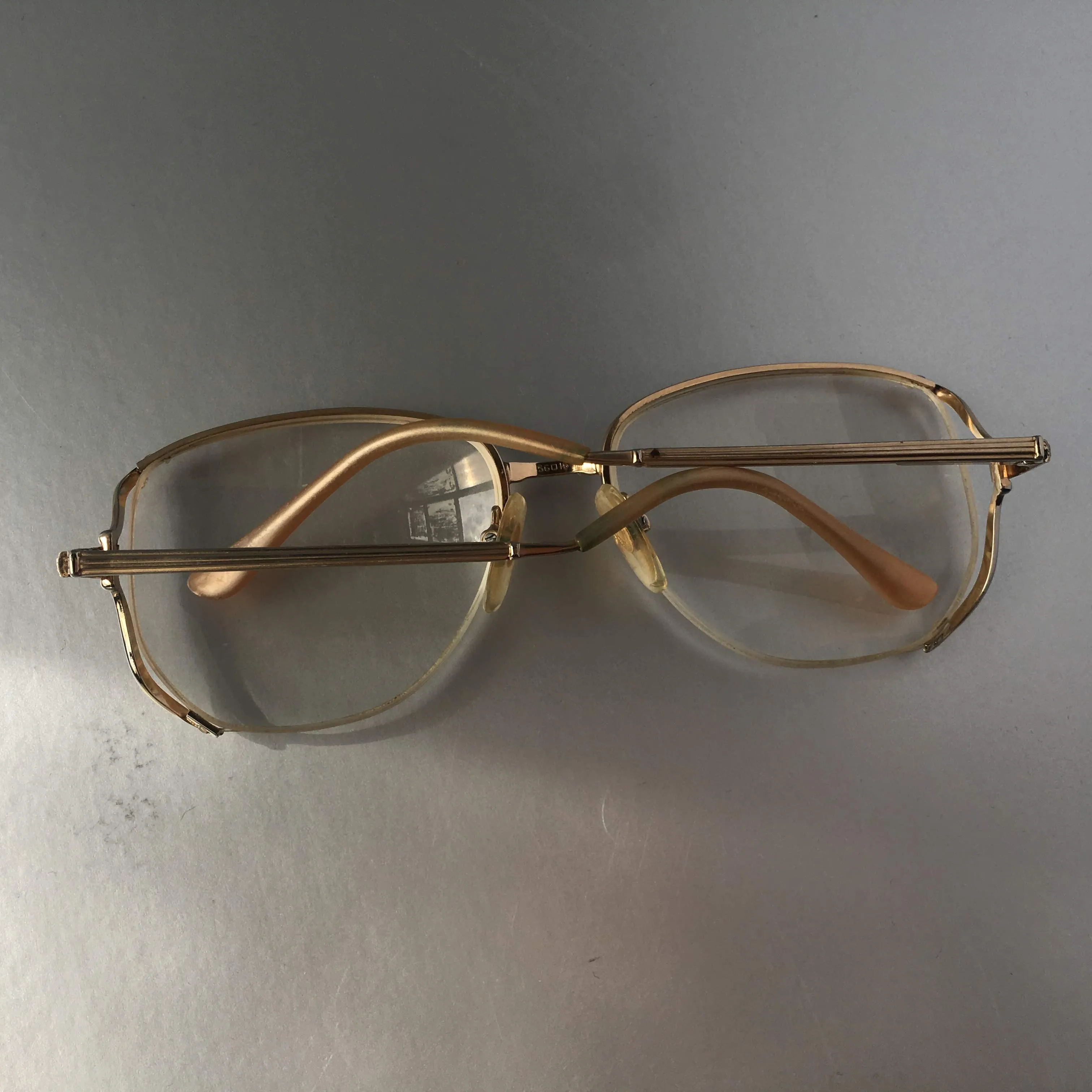 L'Amy Gold Designer Glasses Vintage Accessory