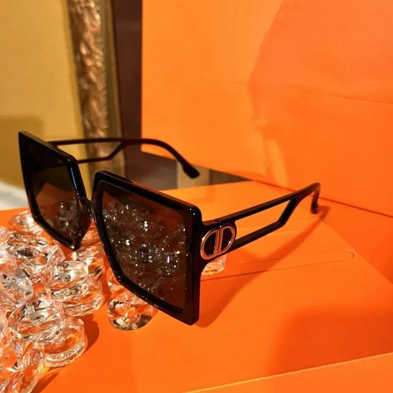 Lux Oversized Vintage D Shape Glasses