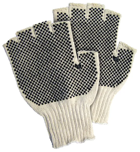 MCR Safety Cotton/Polyester Fingerless Dot