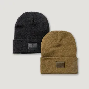 Men's Knit Beanie - 2 Pack