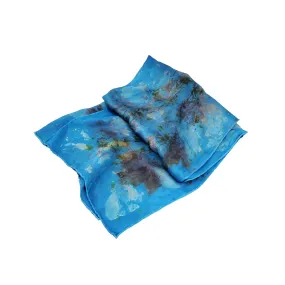 Night Sky Satin Silk Scarf