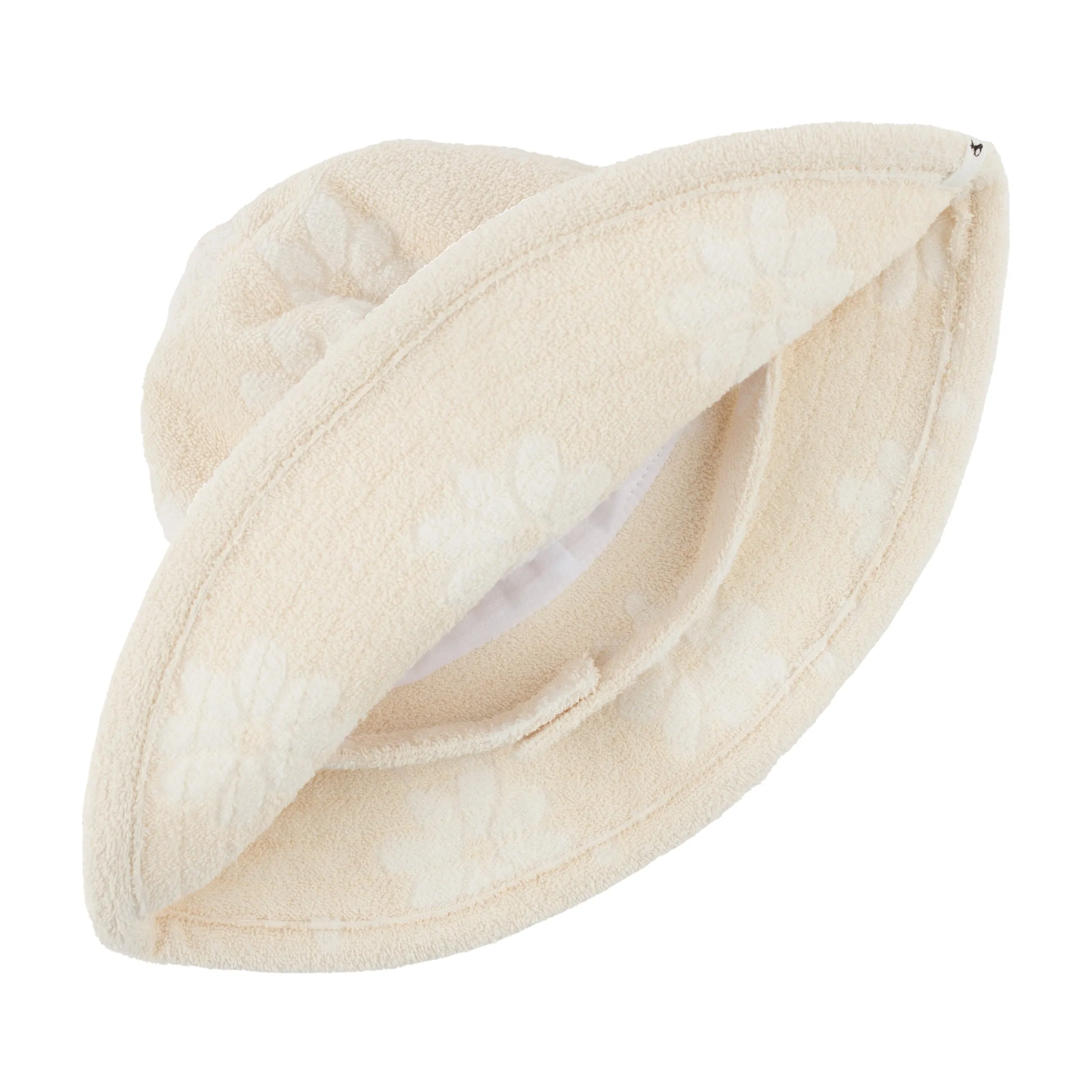 oh baby! Terry Sunhat - Flowers Sculpted - Straw