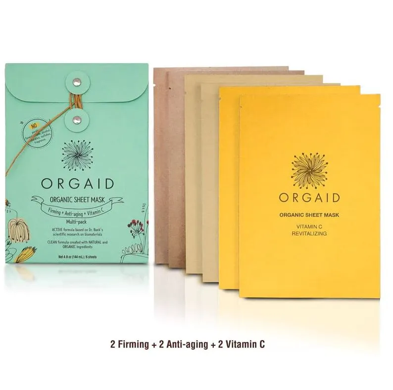 Organic Sheet Mask Multipack (6 sheets)