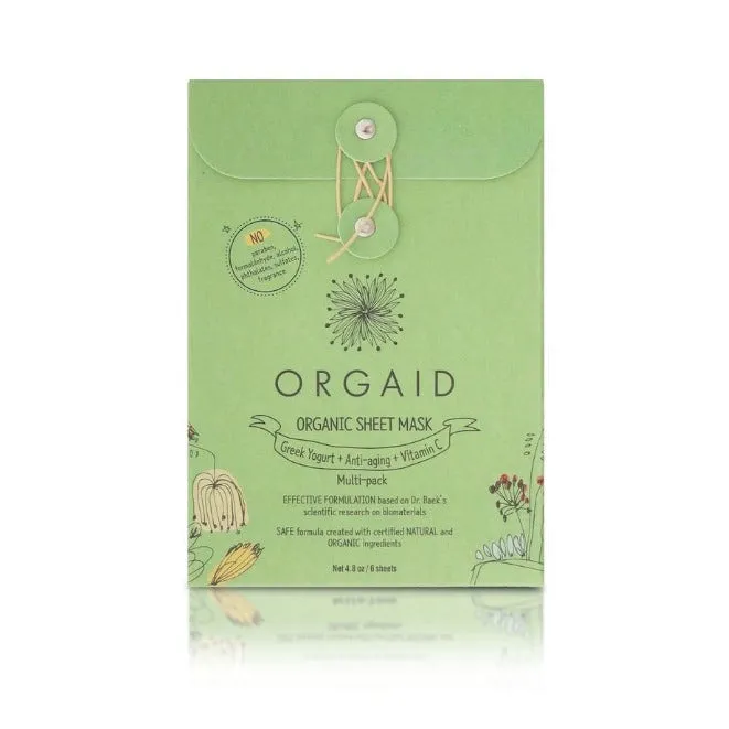 Organic Sheet Mask Multipack (6 sheets)