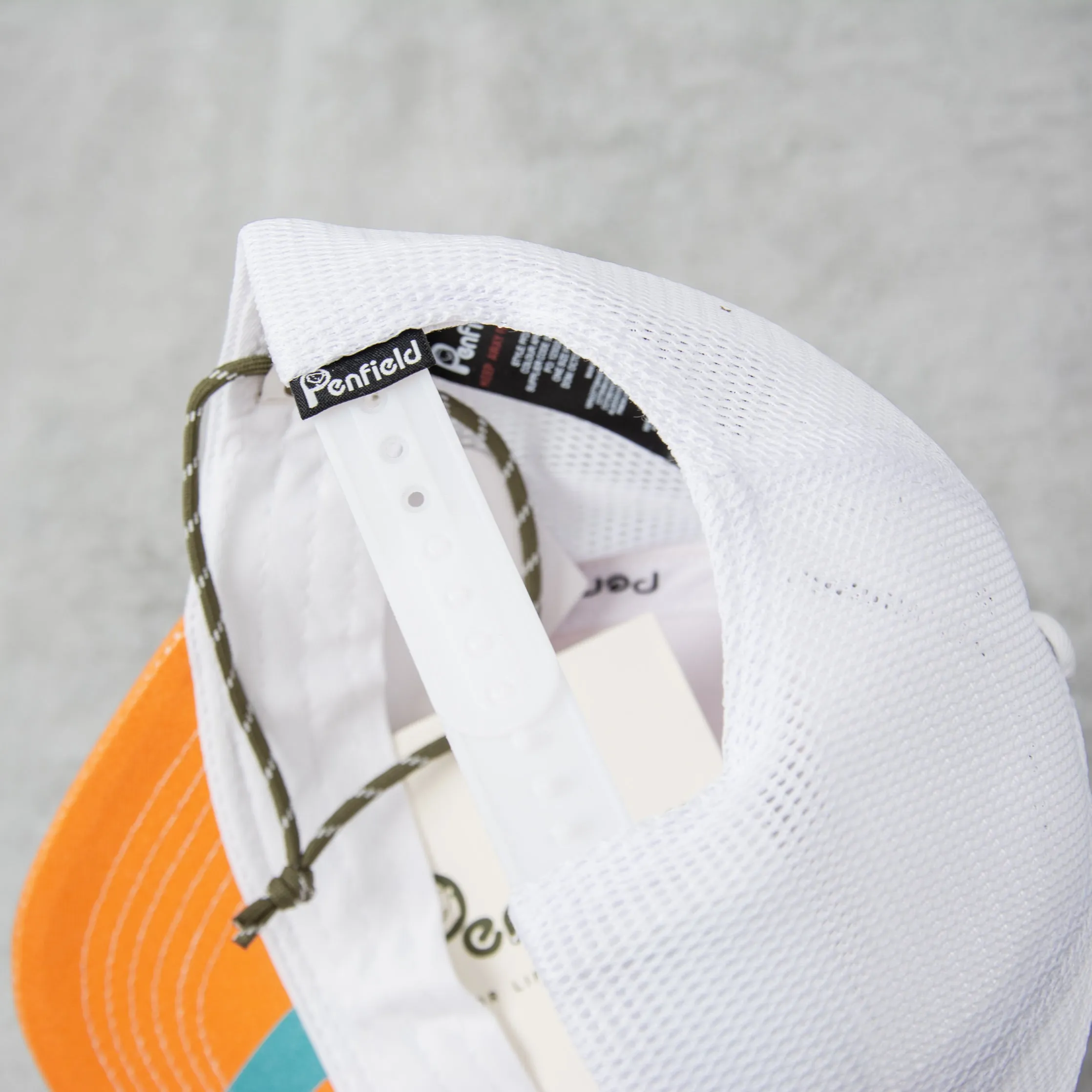 Penfield Print Trucker Cap - Apricot Geo