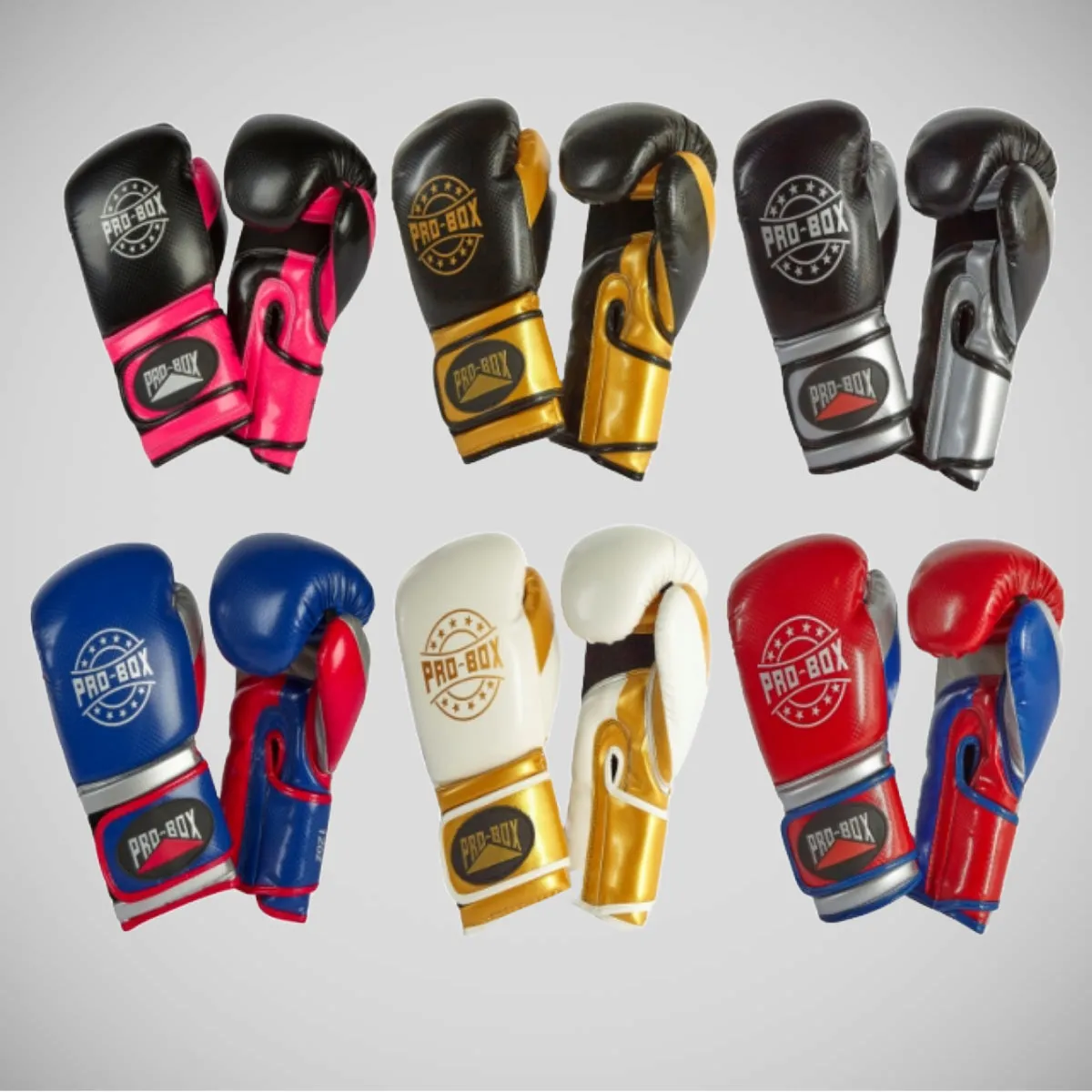 Pro-Box Champ Spar Boxing Gloves Black/Gold