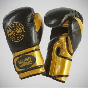 Pro-Box Champ Spar Boxing Gloves Black/Gold