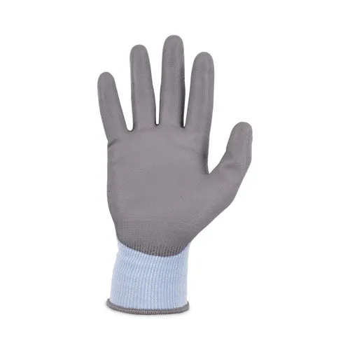 Proflex 7025 Ansi A2 Pu Coated Cr Gloves, Blue, Large, Pair, Ships In 1-3 Business Days