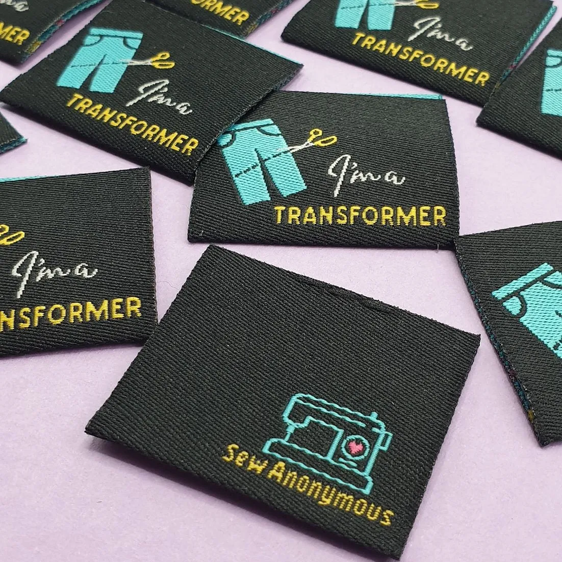 "I AM A TRANSFORMER" Woven Label Pack - Sew Anonymous