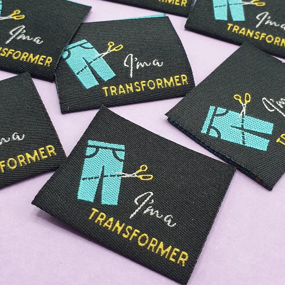 "I AM A TRANSFORMER" Woven Label Pack - Sew Anonymous