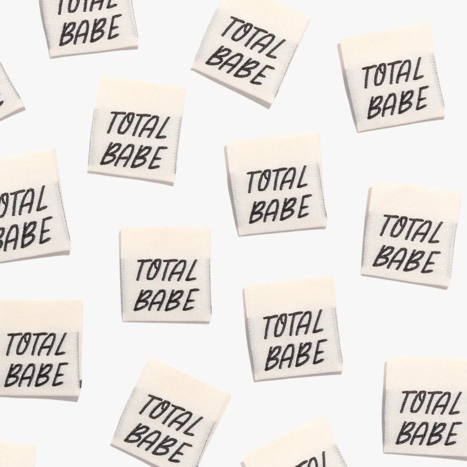 "TOTAL BABE" Woven Label Pack - Kylie And The Machine