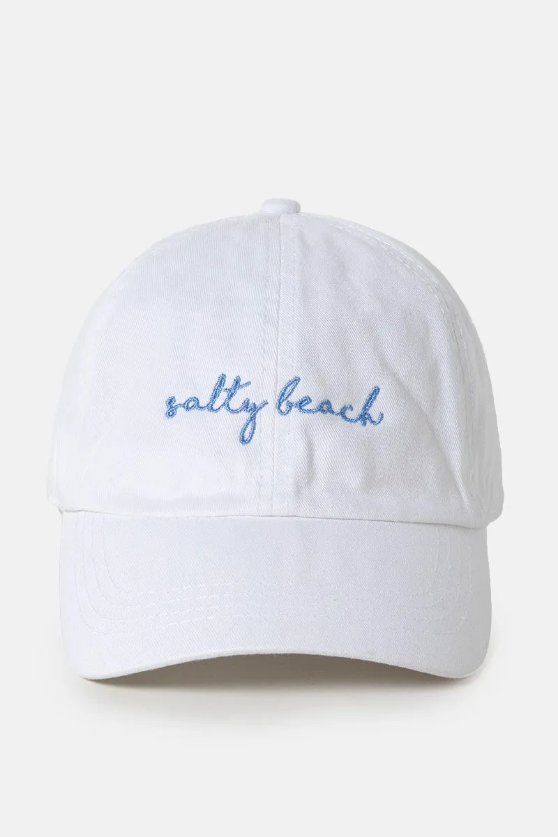 Salty Beach script hat