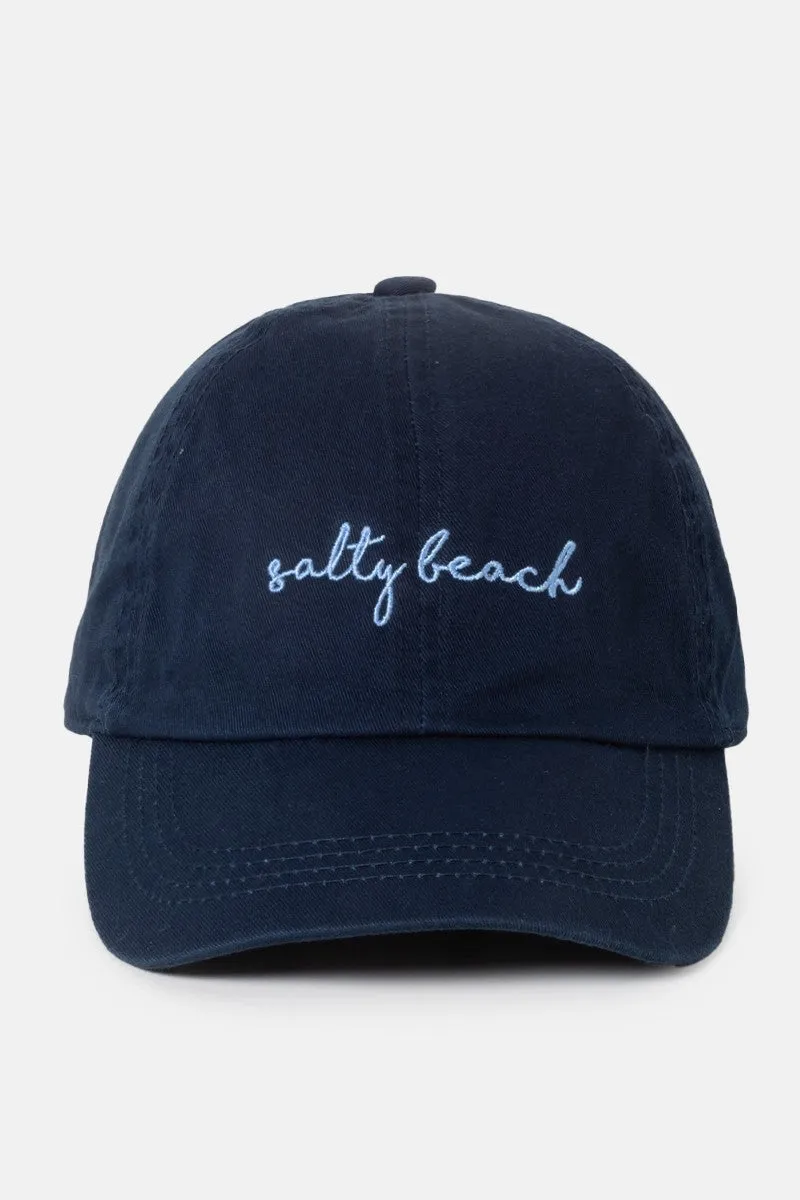 Salty Beach script hat