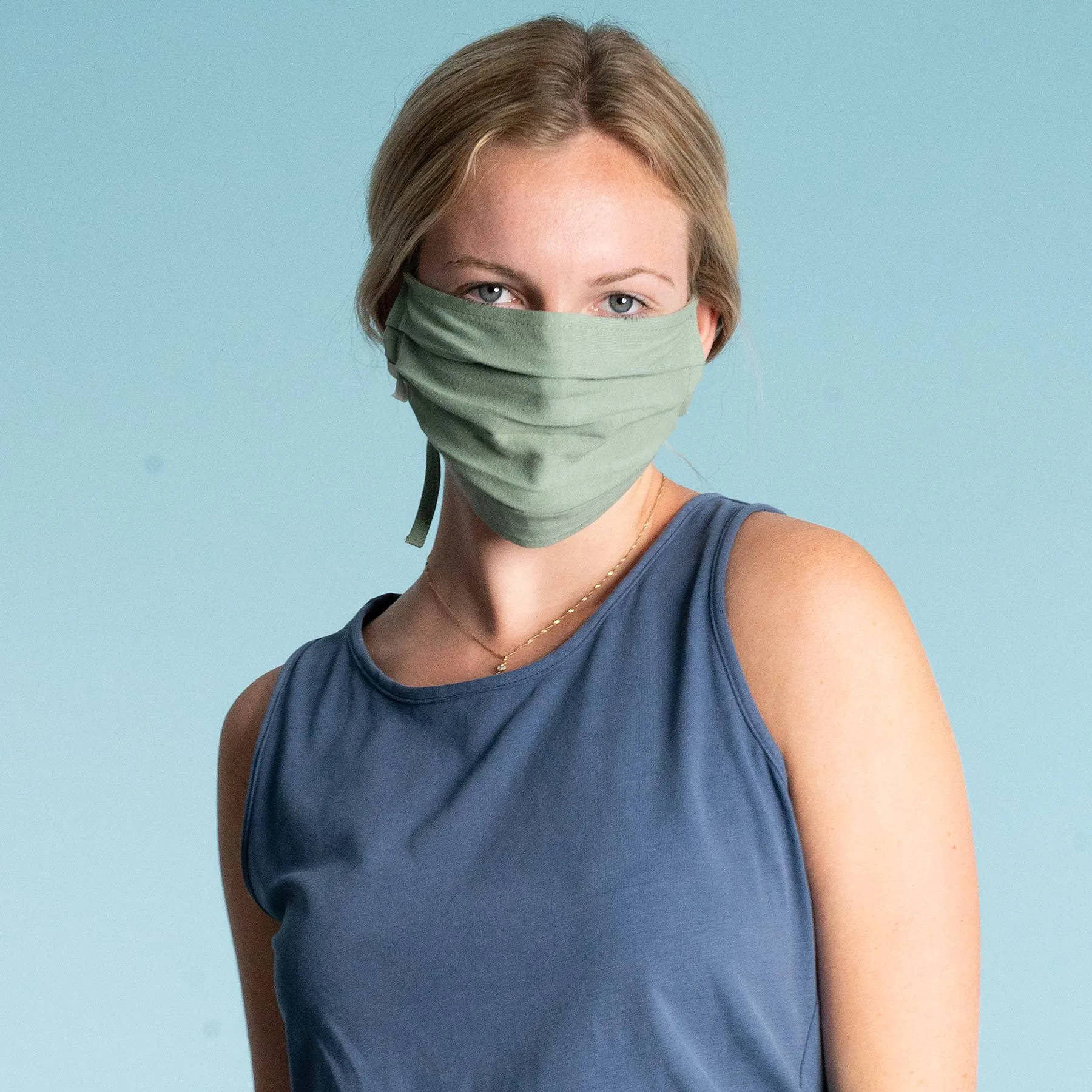 SAO PAULO Elastic-free 100% Organic Cotton Face Mask Mouth Mask PPE (100% Biodegradable Option)