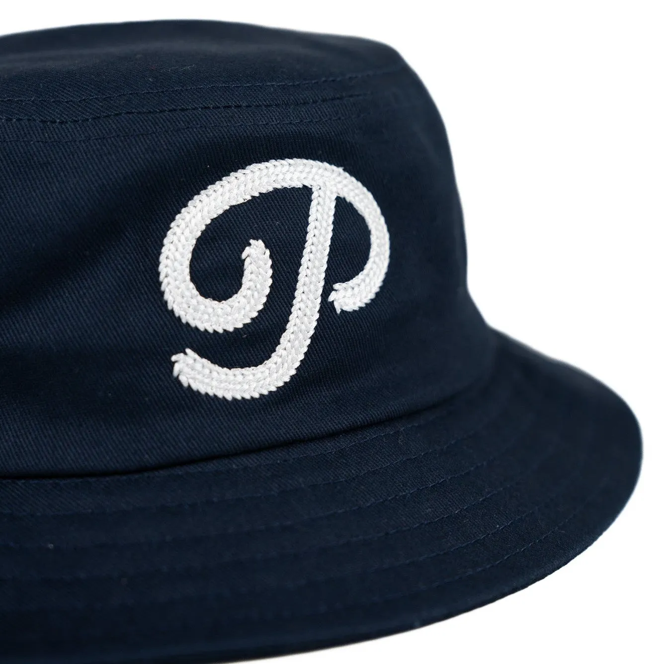 Script Bucket Hat (Navy)