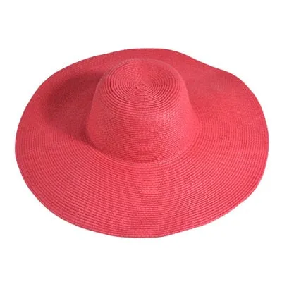 Summer Women's Ladies Foldable Wide Wide Brim Floppy Hat Beach -available in many colors