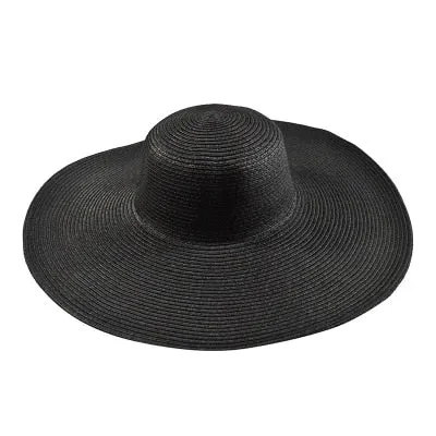 Summer Women's Ladies Foldable Wide Wide Brim Floppy Hat Beach -available in many colors