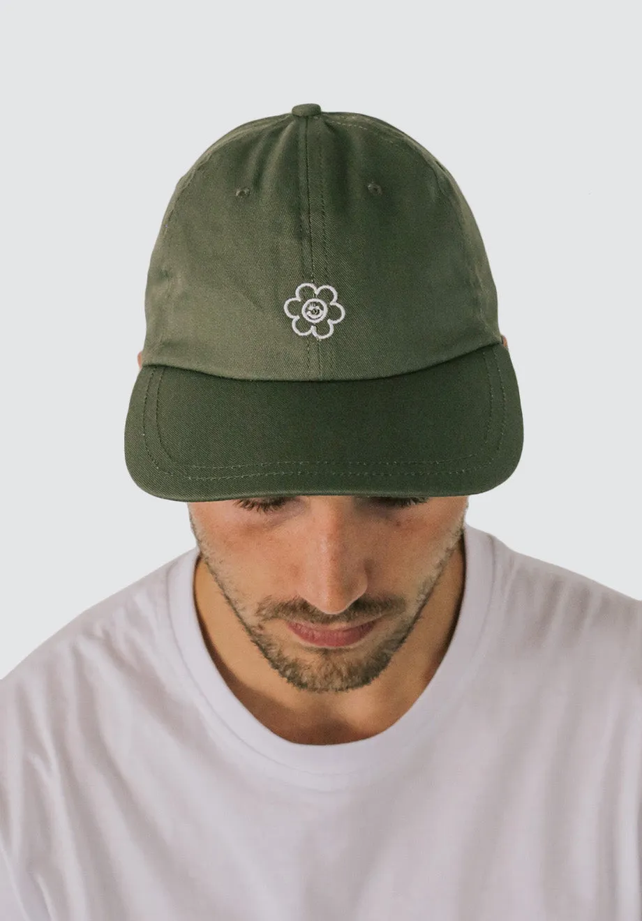 Twill Dad Cap Daisy | Olive