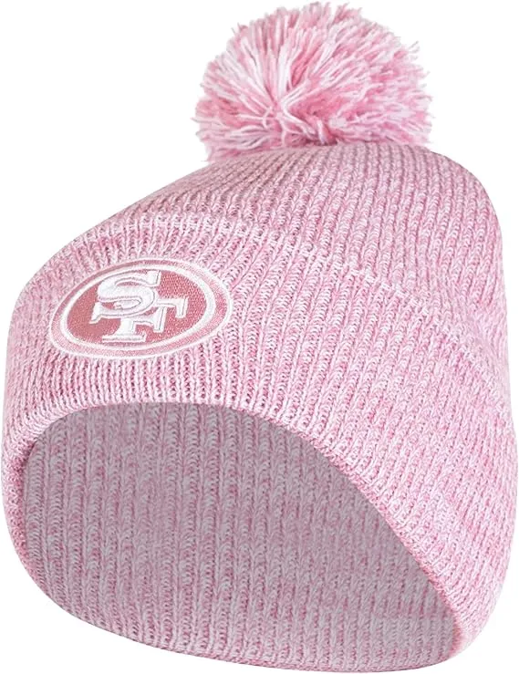 Ultra Game Adults Unisex NFL Official Super Soft Winter Beanie Knit Hat with Extra Warm Touch Screen Gloves|San Francisco 49ers