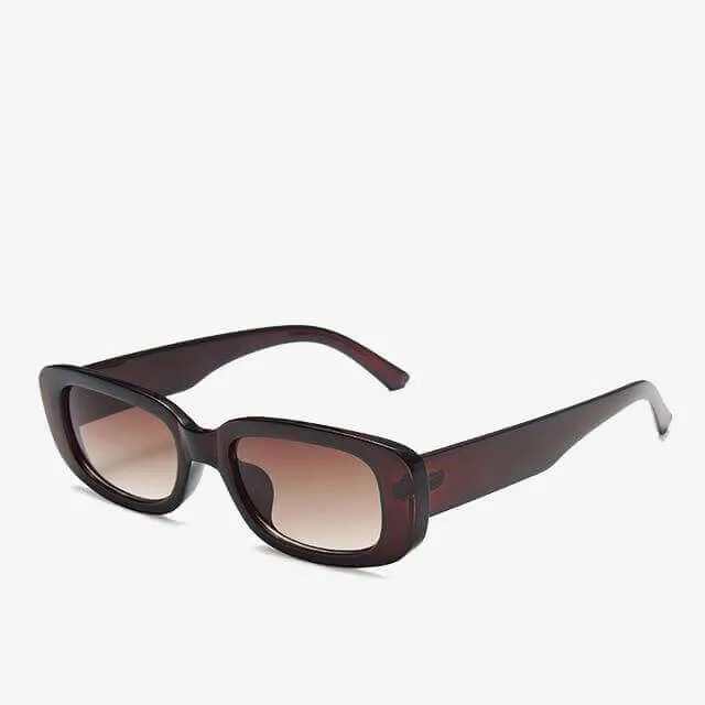 Women Brand Designer Rectangle Sun Glasses